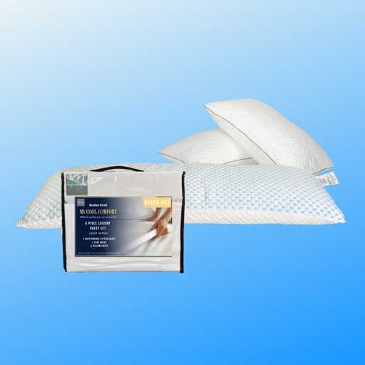 Super Sleep Bundle with Bamboo Blend Sheet Set Super Sleep Bundle with Bamboo Blend Sheet Set Super Sleep Bundle with Bamboo Blend Sheet Set - euroshineshopSuper Sleep Bundle with Bamboo Blend Sheet Set